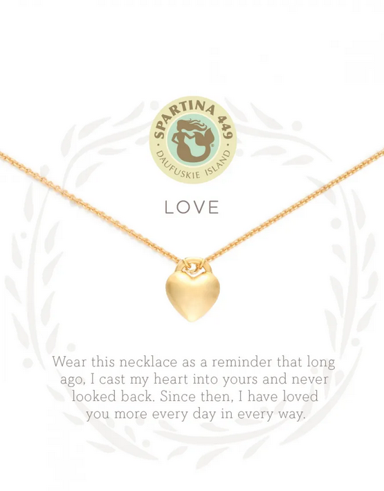 Spartina Gold Love Necklace