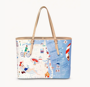 Spartina Down The Shore Large Tote Bag