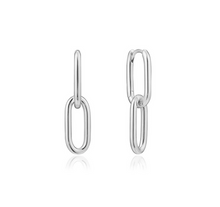 Load image into Gallery viewer, Sterling Silver Cable Link Earrings
