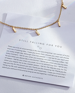Bryan Anthonys Still Falling For You Necklace In Silver or Gold