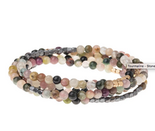Load image into Gallery viewer, Tourmaline- Stone of Healing Beaded Wrap Bracelet/Necklace

