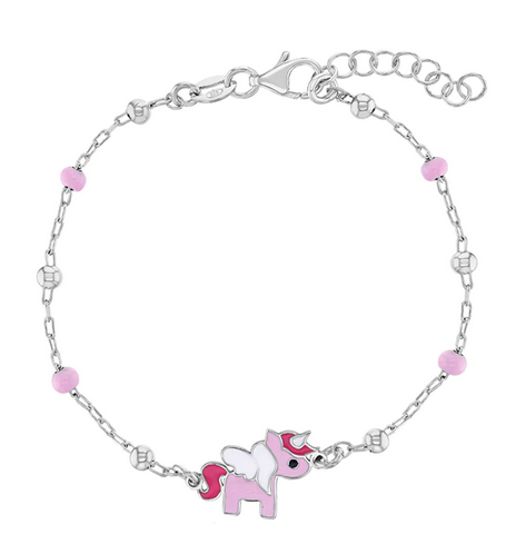 Jewelry: Unicorn bracelet Mabina girl 533397 Silver 925