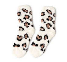 Load image into Gallery viewer, Cozy Cat Nap Lounge Socks in Black
