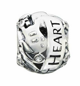 Chamilia Wild at Heart Sterling Silver Charm