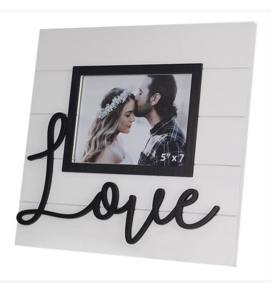 Love Picture Frame with 3D Typography