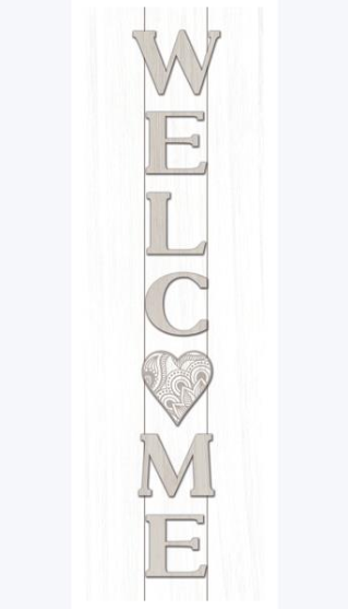 Wooden Welcome Wall Plaque