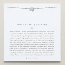 Load image into Gallery viewer, Bryan Anthonys You Are My Sunshine Icon Necklace In Silver or Gold
