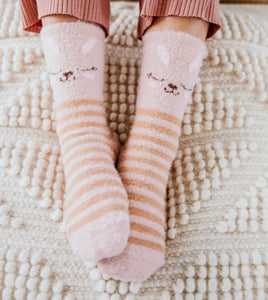Bunny Feather Crew Socks - Thumper, Cotton Tail