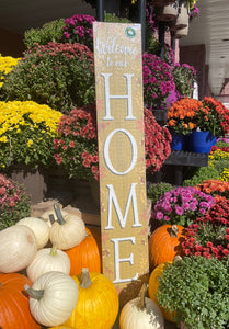 Fall Welcome to our Home Porch Sign