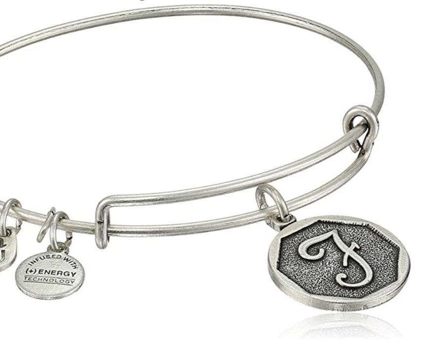 Alex and Ani 'F' Initial Bracelet Silver 50% off!