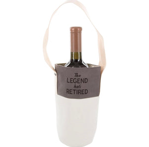 “The Legend has Retired” Wine Bag