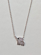 Load image into Gallery viewer, Rose Gold Crystal Elephant Necklace
