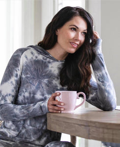 Gray Tie Dye Hoodie