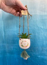 Load image into Gallery viewer, I Love You Faux Hanging Succulent Plant
