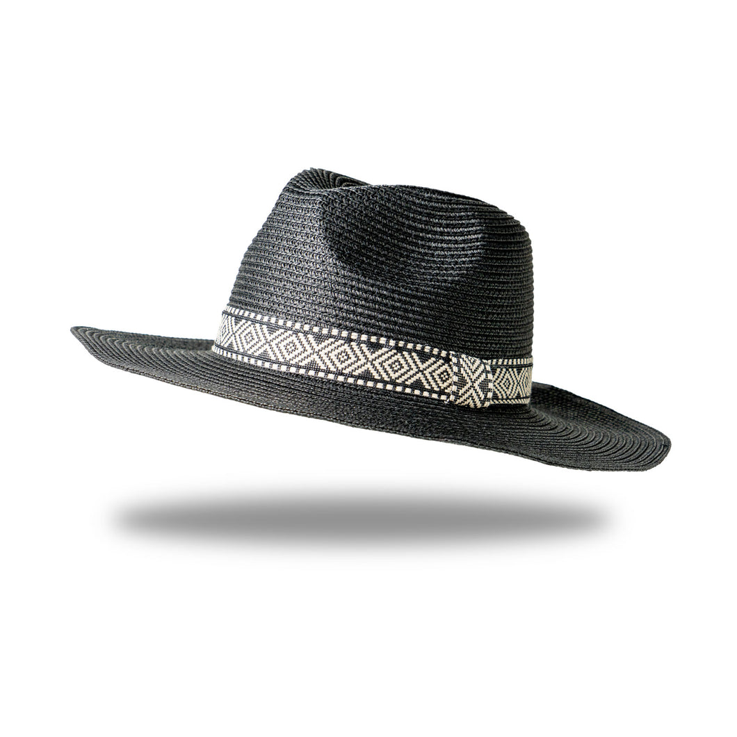 Black Catalina Panama Hat