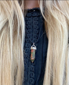 Gemstone Wellness Crystal Pendant Necklace