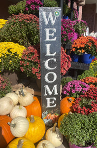 Fall Porch Sign with Pumpkins