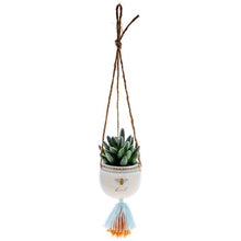 Load image into Gallery viewer, Bee Kind Hanging Faux Succulent Plant
