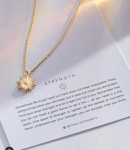 Bryan Anthonys Strength Necklace In Silver or Gold