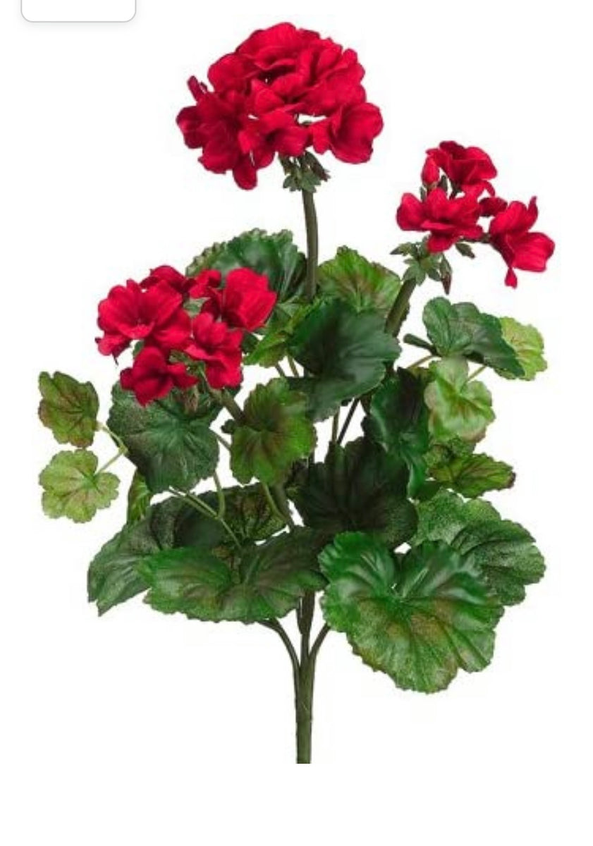 Faux Geranium Bunch – Something Different Shopping