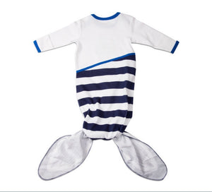 Whale Tail Baby Onesie, 0-9 months