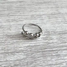 Load image into Gallery viewer, Stainless Steel Adjustable Fidget Wrap Ring
