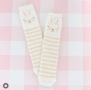 Bunny Feather Crew Socks - Thumper, Cotton Tail 50% off!