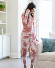 Load image into Gallery viewer, Blush Tie Dye Lounge Joggers
