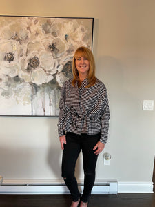 Houndstooth Plaid Jacket 50% off