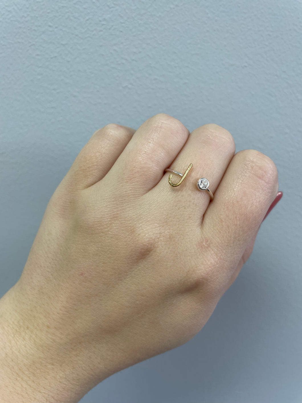 Dainty initial ring deals